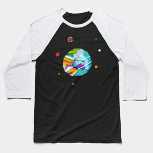 Earth vs Coronavirus Baseball T-Shirt